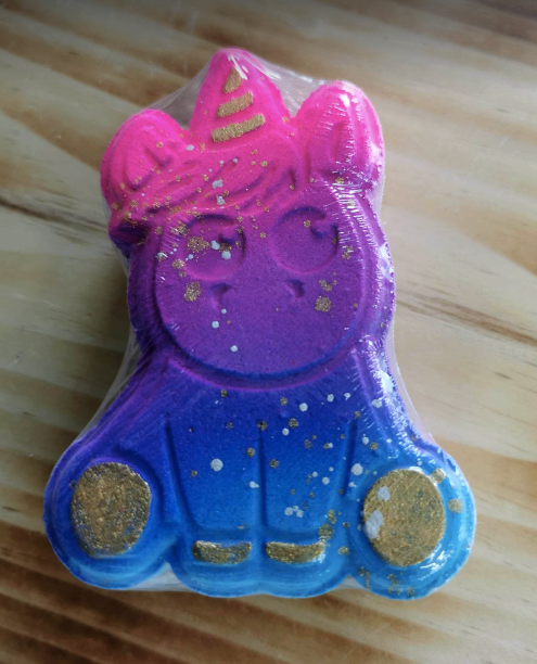 Bombe de bain effervescente - Licorne - Mulberry